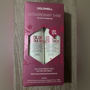 Goldwell Dualsenses color extra rich brilliance shampoo and conditioner 300ml.